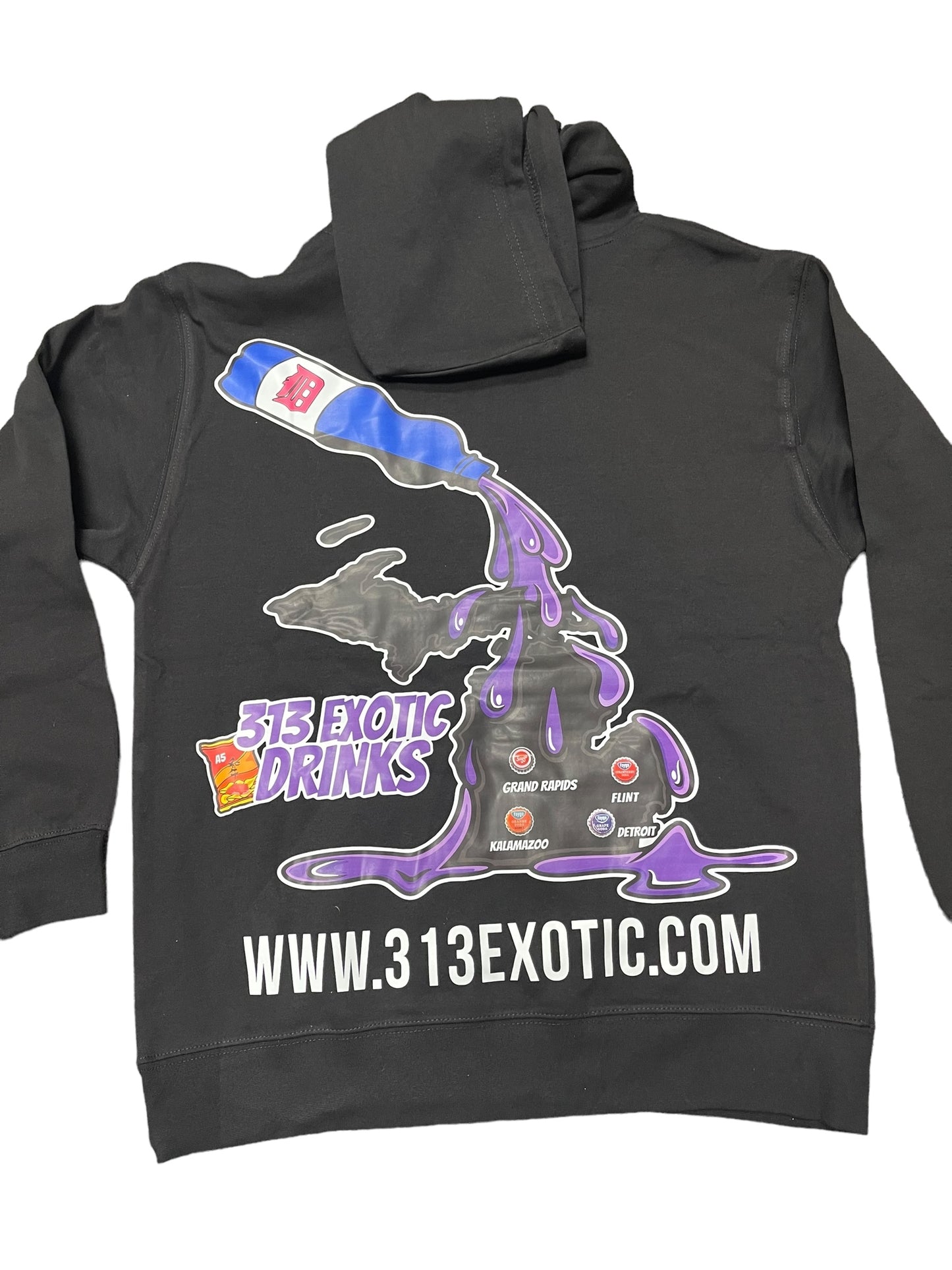 313exoticdrinks logo hoodie