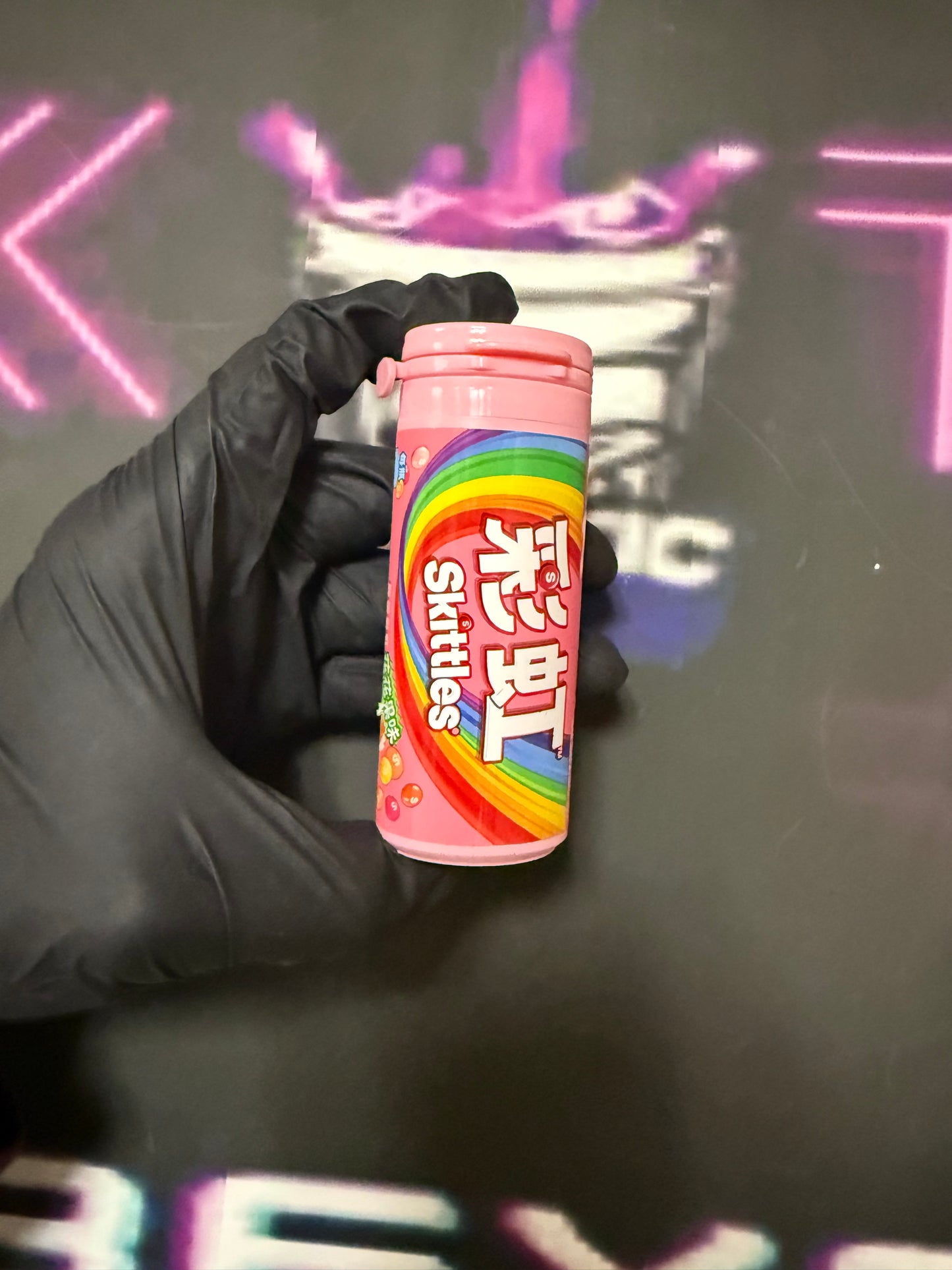 Skittles fruity flower tubes (hard shell)