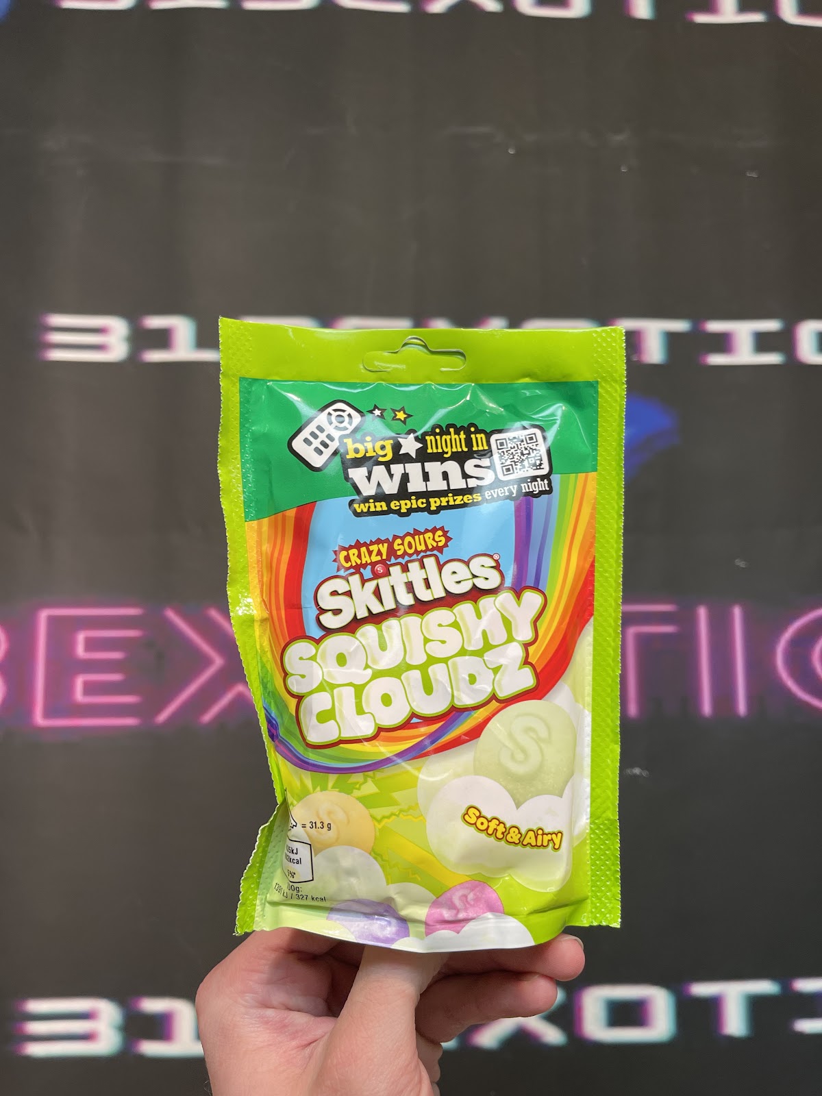 Skittles squishy clouds sour