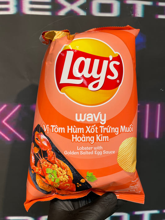 Lays Lobster with
Golden Salted Egg Sauce case