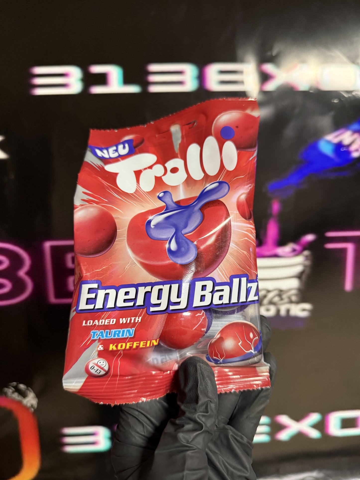 Trolli energy balls case