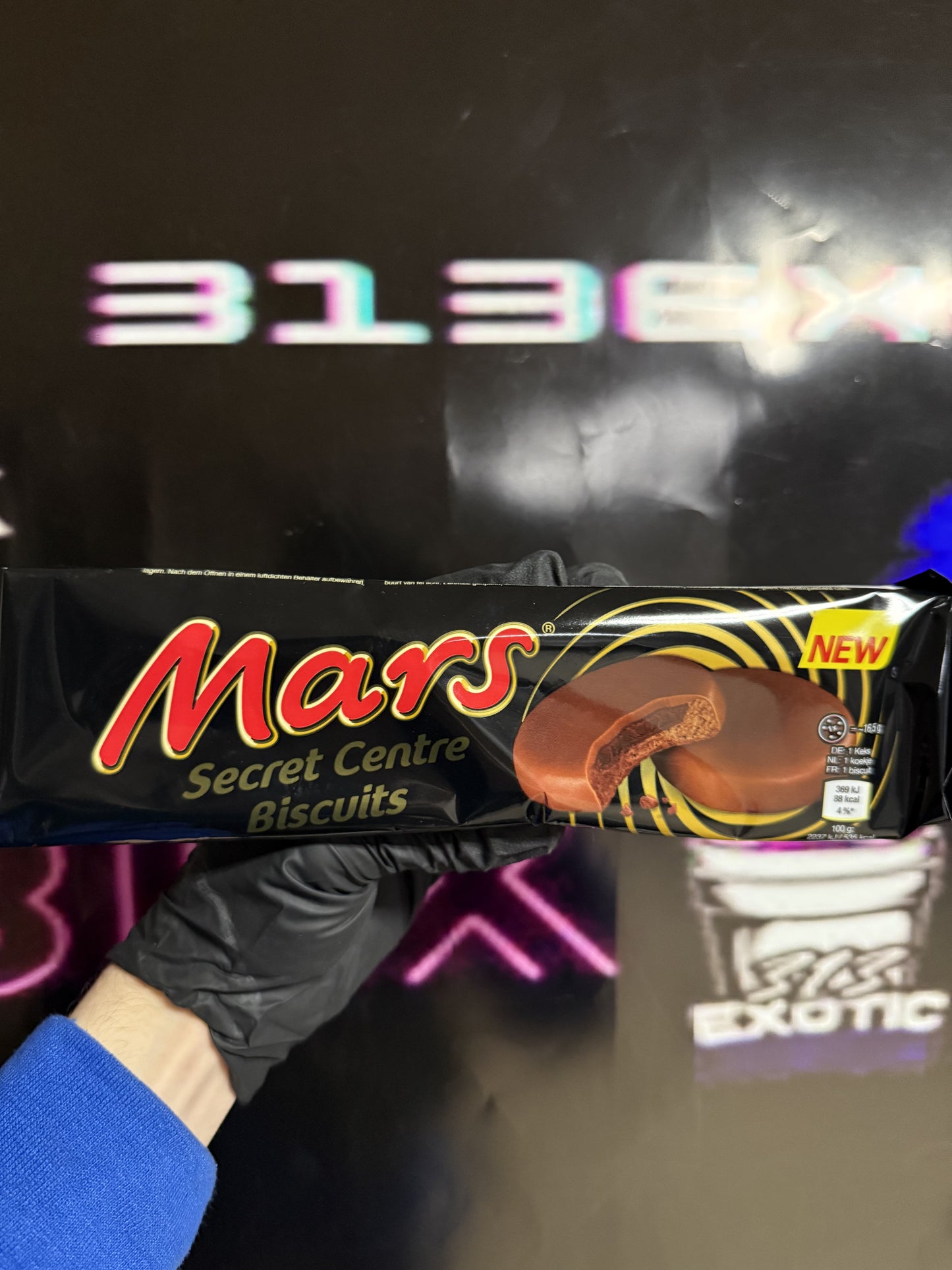 Mars secret center biscuits case