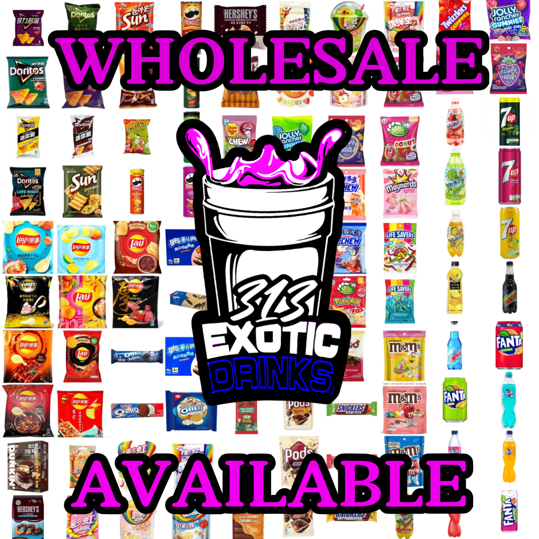 Wholesale - Chips/Drinks/Cookies/Choc / Gummys