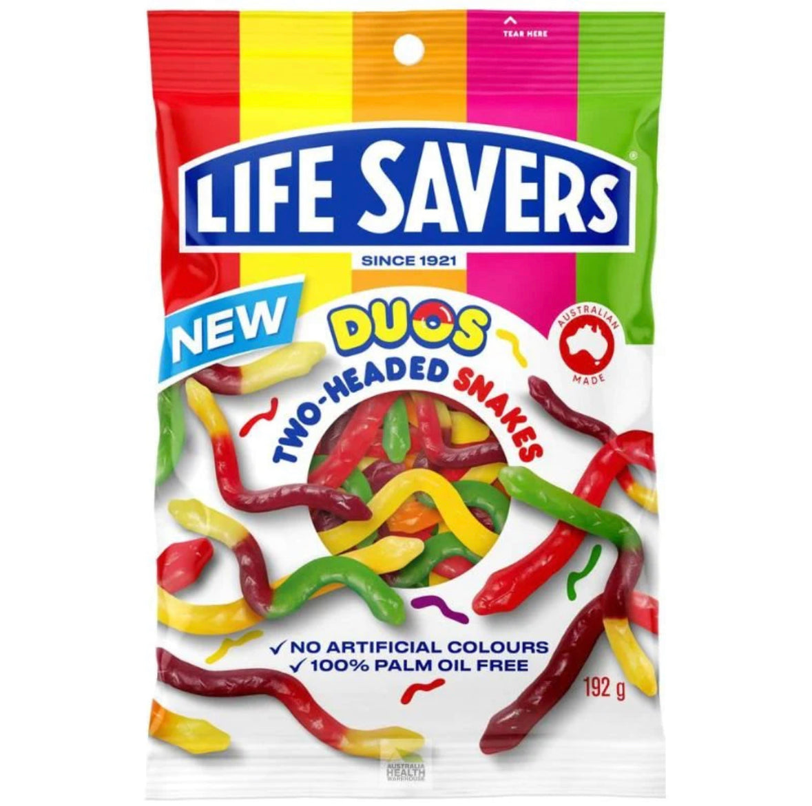 Lifesaver Duo Two-Headed Snakes