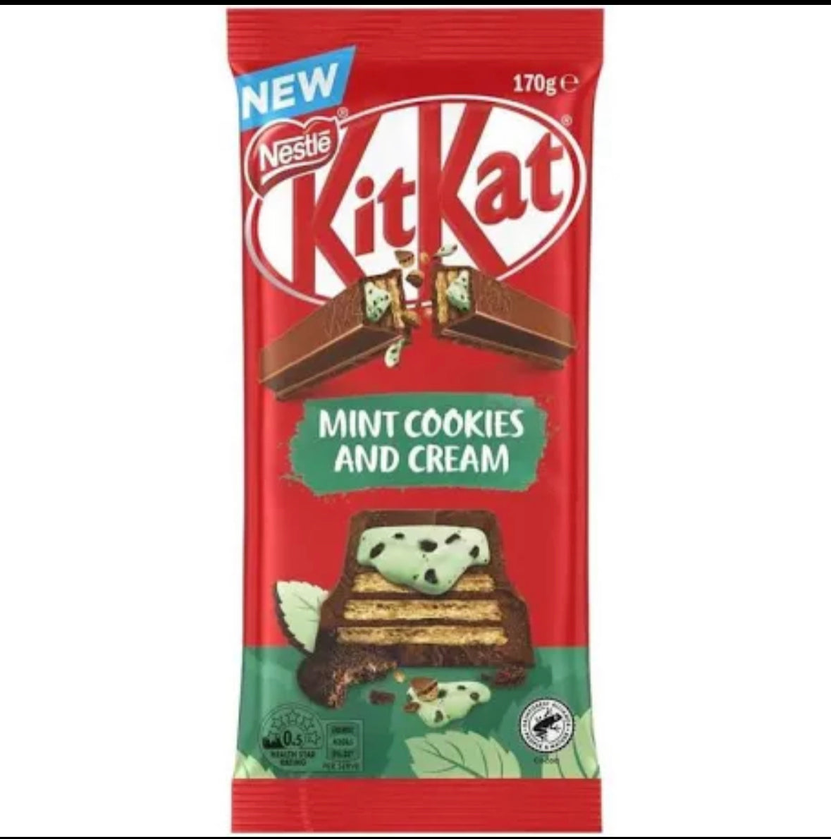 KitKat Mint Cookies and Cream
