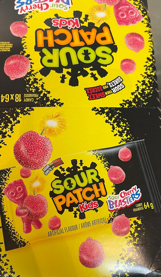 Sour patch cherry blaster mini