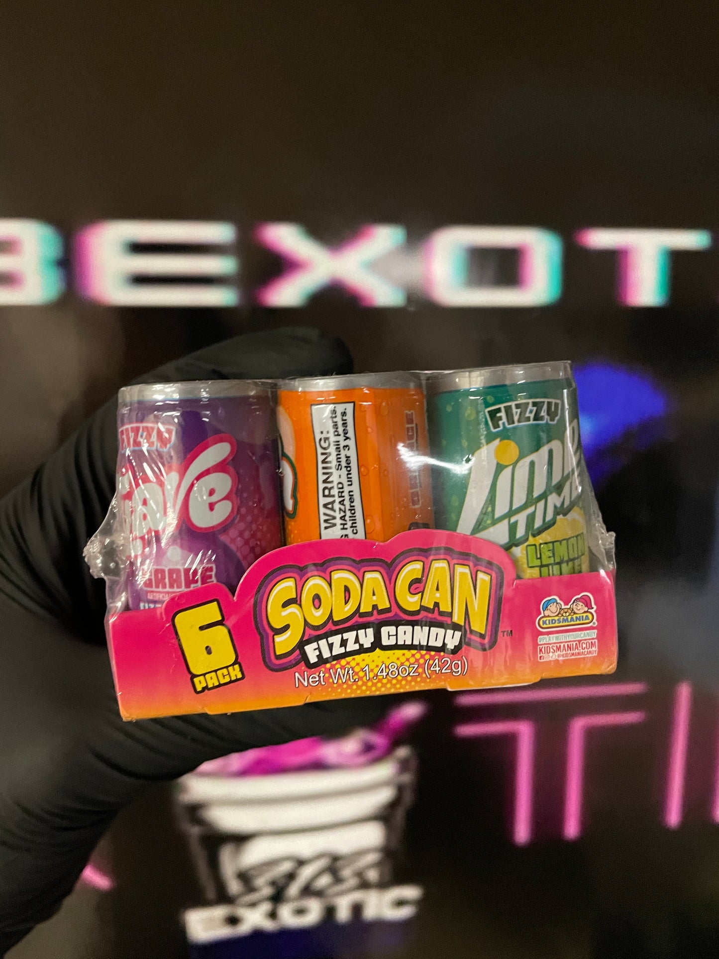 Soda Can Fizzy Candy