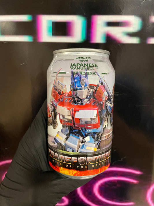 Transformers Optimus Prime Ramune Soda