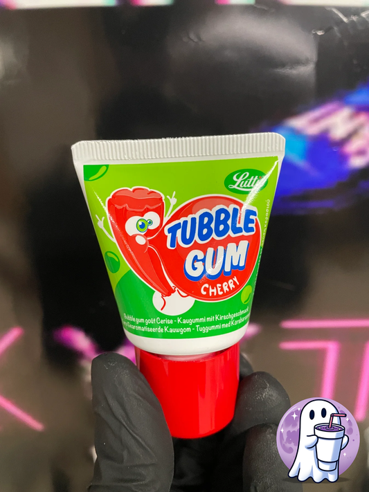 Lutti Tumbles Bubble Gum Tubes Sour Cherry