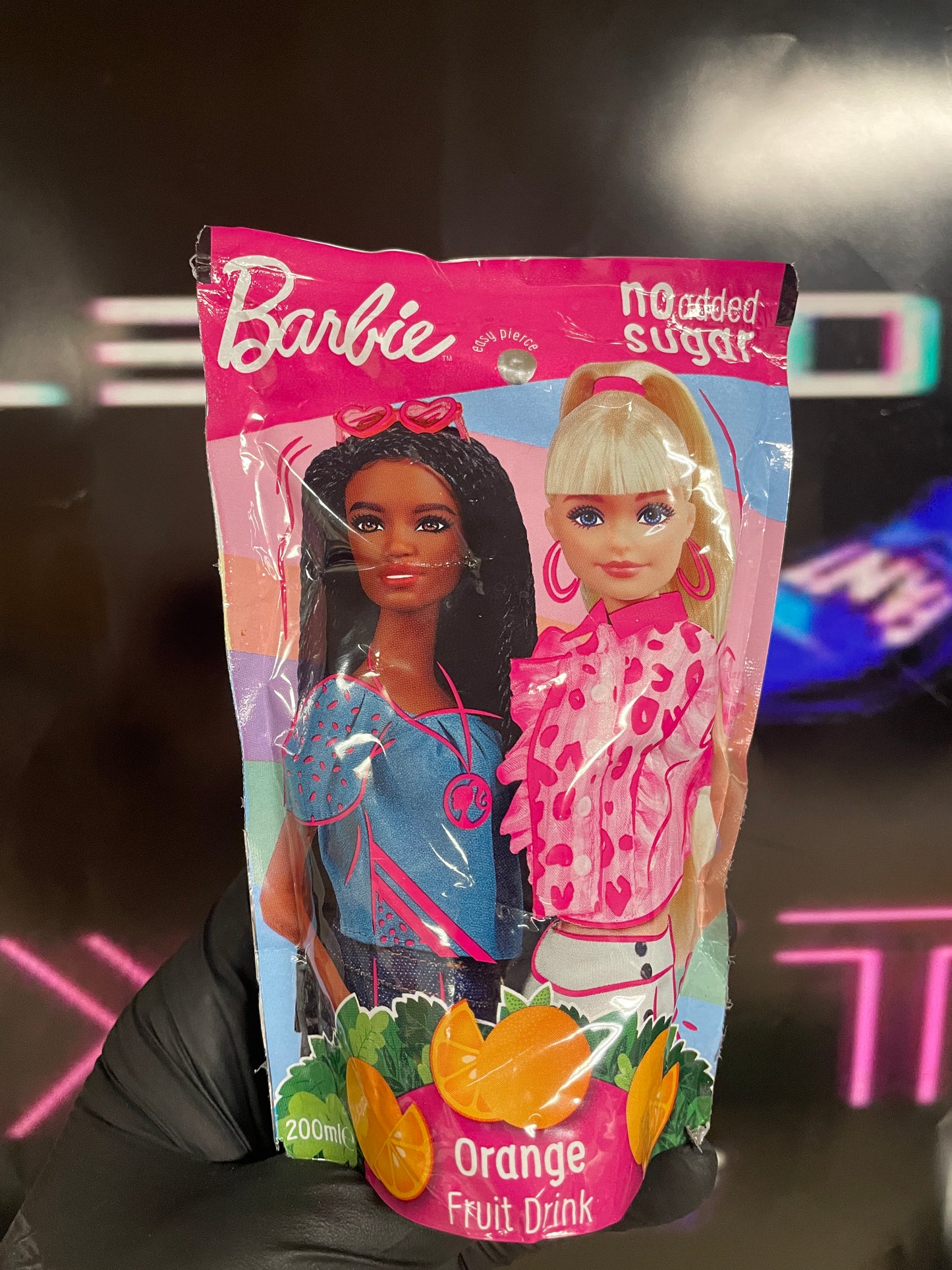 Barbie Orange Fruit Pouch