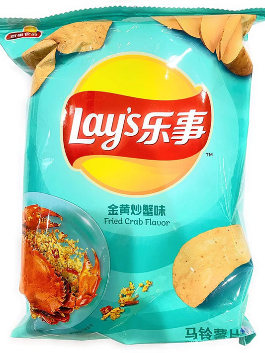 Lays fried crab